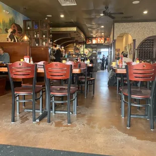 Front dining area and bar