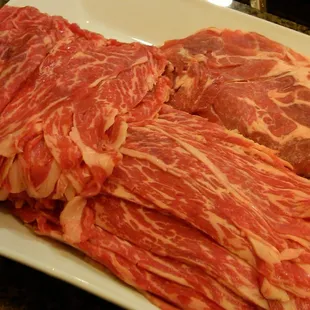 Snowflake Beef and Lamb! Look at THAT marbling! It MELTS in yo mouth!