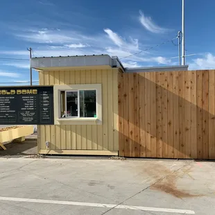 Drive thru is now on the West side. Opposite of how it was with L+B for ease with contractor traffic from Locke