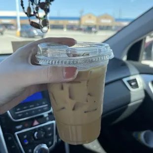 Iced Crop Circle latte