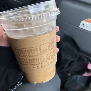 Iced Sugaree (maple, brown sugar, pistachio milk)