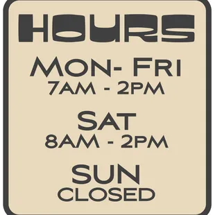hours closed