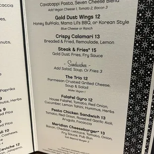 Spring Menu 2023