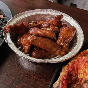 Bone in Wings - bbq