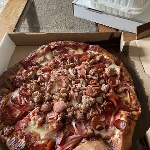 All Meat Pizza
