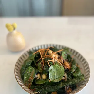 a plate of food on a table