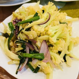 Chinese cauliflower store fry