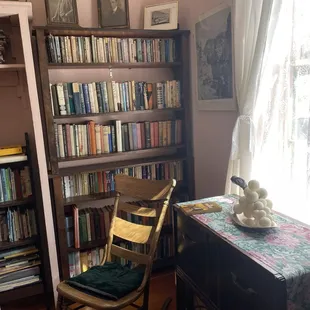 Library with fun old books