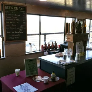 Beer Tasting Area