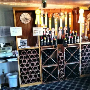 Many Ribbons and Trophy's!