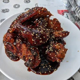 Spicy Sesame Crispy Wings