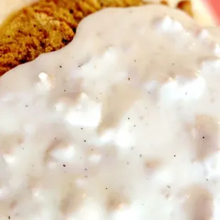 COUNTRY FRIED STEAK AND EGGS