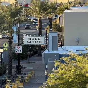 a view of the desert