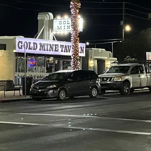 cars parked on the side of the road