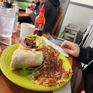 2/11/24: special Brisket burrito