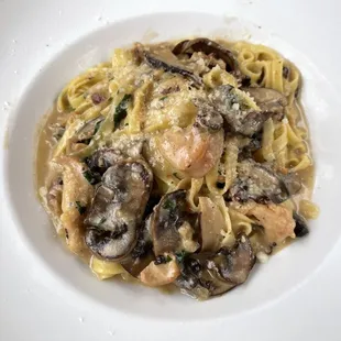 Chicken and Forest Mushroom Fettuccini