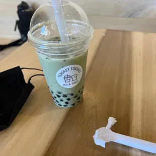 Strawberry Matcha Latte