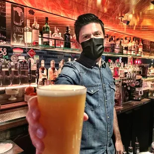 Bartenders choice. Tends to be hazy!