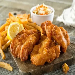 fried chicken and french fries