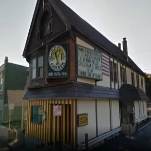 the outside of the building