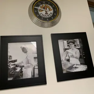 History on the wall inside