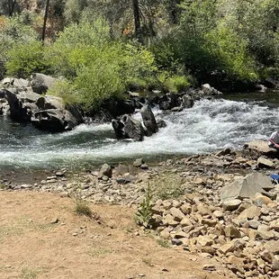 Nice wet welcome to pan gold!