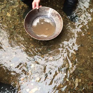 You'll learn to pan, patiently guided by Mike.