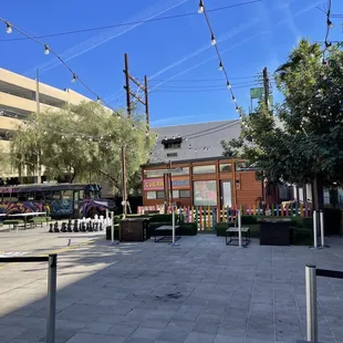 Outside gaming area