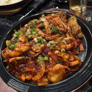 Spicy Stir Fried Squid