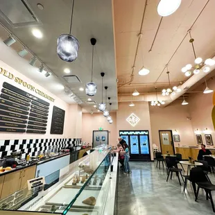 the interior of a restaurant