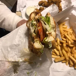 Chicken breast burger w/ avocado