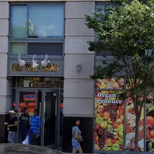 Outside front of Gold St Market