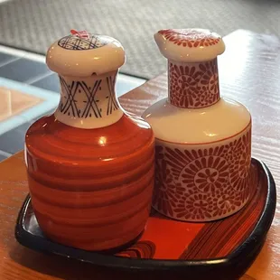 Regular and low sodium soy sauce