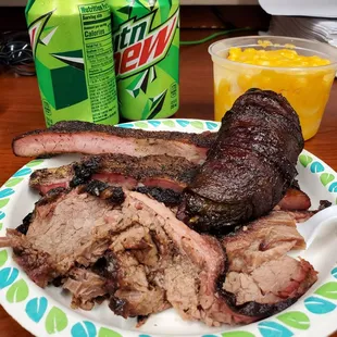 Brisket, ribs, and a little something called a "Texas Twinkie".