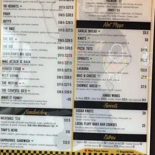 Here&apos;s their menu