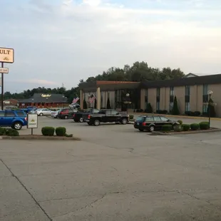 The front of the hotel
