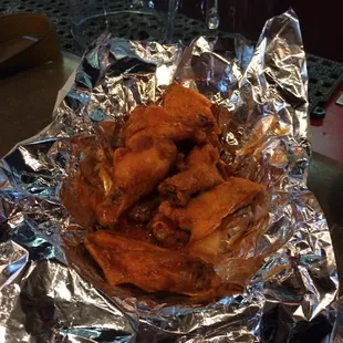 Hot wings are always fresh and really good