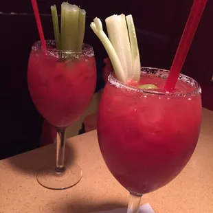 Two bloody marys