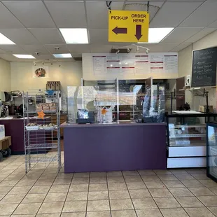 the inside of the store