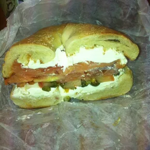 Lox and bagel...delish