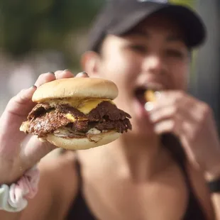 Goldburger dont forget the fries.