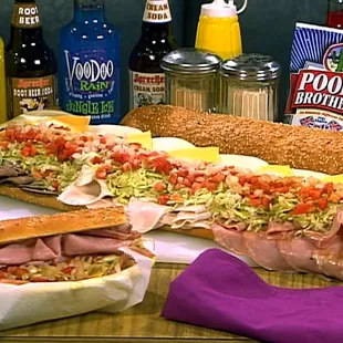 Offering 6" Subs and 2ft. Party Subs!