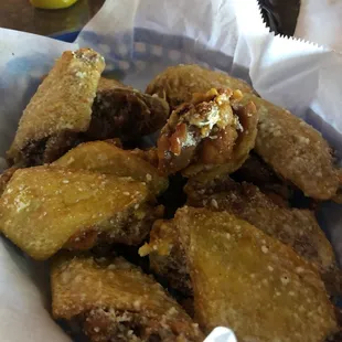 Parmesan garlic wings.