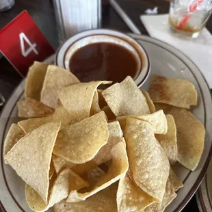 Salsa and chips man the salsa was so watered down and it tasted like then used a can of tomato
