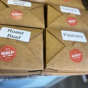 Catering lunch boxes