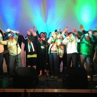 McGinley family on St. Patrick's Day