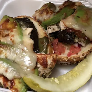 Santa Fe Chicken Bagel Melt