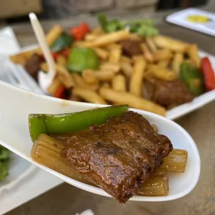 Shaken Beef Plate