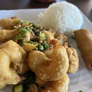 Salt &amp; Pepper Shrimp Lunch Combo