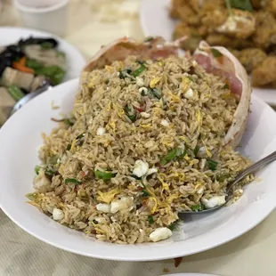 King crab fried rice